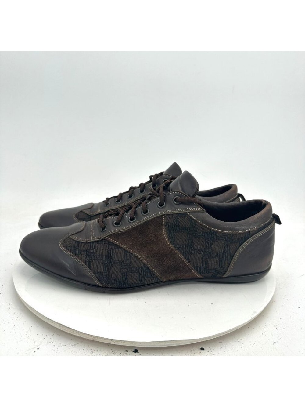Dunhill Men Size EU 43 US 9.5 Brown Suede Leather Lace Up Casual Shoes